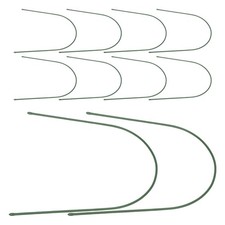  Lot de 10 arceaux de serre : support de film pour plates-bandes surélevées,