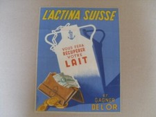 Ancienne affiche publicitaire