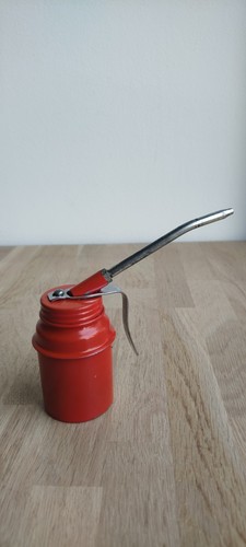 Burette huile métallique - burette,