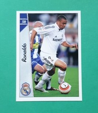 RONALDO R9 #50 REAL MADRID 2006-2007 CARTE MUNDICROMO COLLECTION FOOTBALL 
