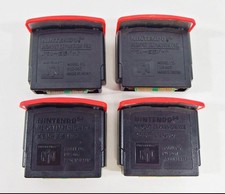 Lot de 4 Nintendo 64 Memory