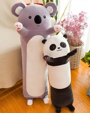 Peluche longue poupée chat mignon coton peluche douce oreiller de couchage enfants cadeau de Noël