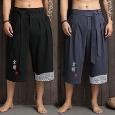 Hommes Court Pantalon Yukata