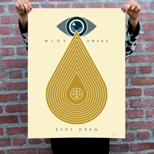 Shepard fairey wide - obey,