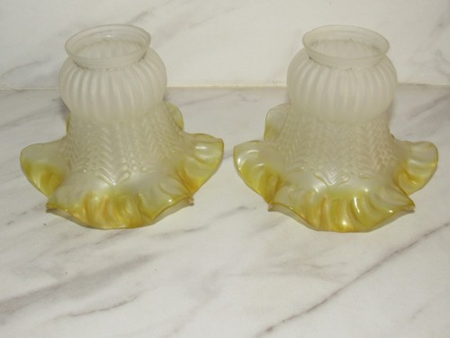 Anciens abat jour verre - , en
