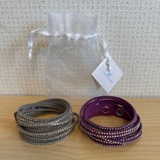 Ensemble bracelet en daim avec