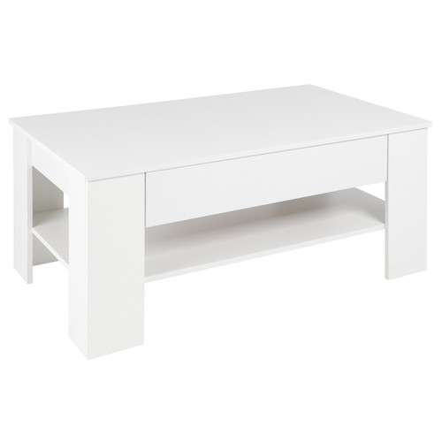 Table basse blanc - ,