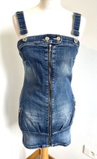 robe T38 salopette coton stretch moulante zippée sur toute la longueur 695!