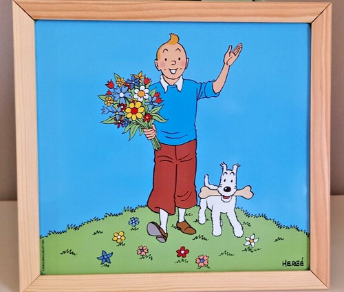 Tableau tintin image métal - tableau,