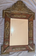 Miroir XIXème cadre bois &