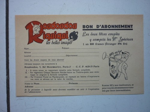 Flyer bon abonnement - flyer,