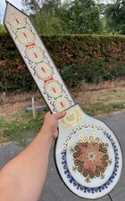 Fixé Sous Verre Balancier de Pendule Comtoise Horloge Restauration Empire