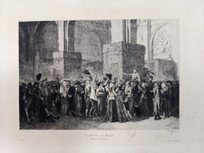 Eau forte de Milius : TRIOMPHE