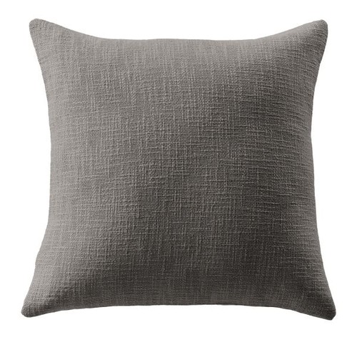 Coussin 60x60 coton - coussin, ardoise