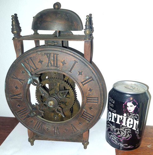 Pendule horloge cage fer - horloge,