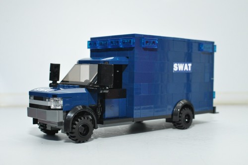 Swat truck dark - blue, police