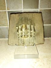 Bas relief plaque en bronze