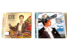 ELVIS PRESLEY 2 FACTORY SEALED CD PROMO ALLA EN EL RANCHO GRANDE,VINO DENREO
