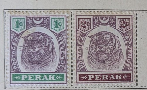 Timbres pérak malaisie - pérak, lot