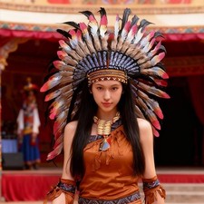 Coiffe amérindienne originale