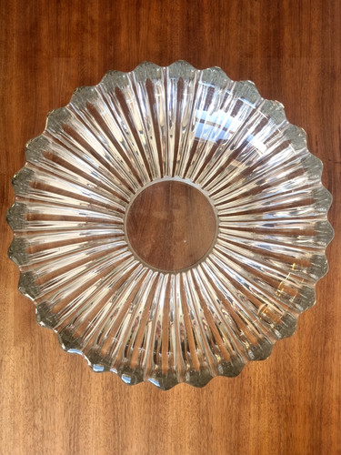 Grand plat saladier - grand, verre