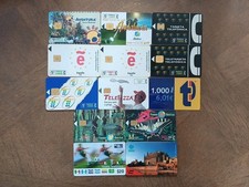 13 télécartes Espagne à
