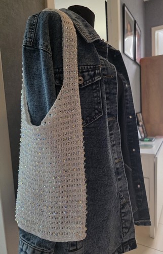 Sac main perles - sac, a
