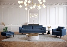 Canapé 4 places JAKOB Velours