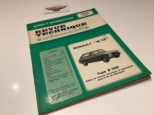 Renault revue technique - tx,