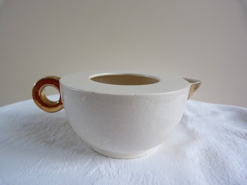 Crémier pot lait signé - lait,