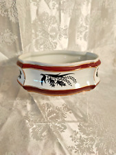 Jardiniere porcelaine de Couleuvre modèle "Silhouettes 1830" tirage limité