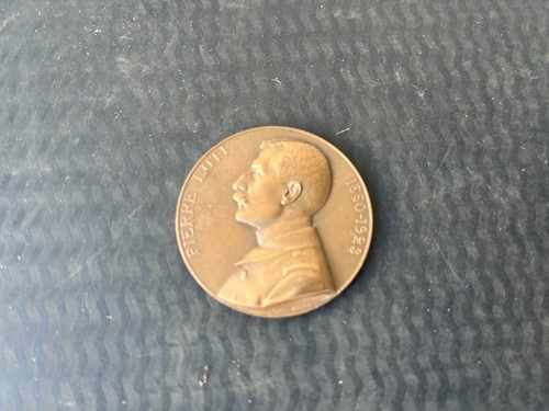 Medaille bronze pierre - bronze, loti