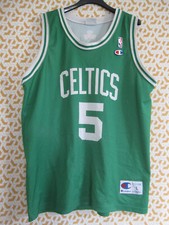 Maillot Basket Celtics Boston NBA Garnett #5 Champion USA Vintage jersey - L