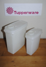 ?TUPPERWARE Boîte verseuse hermétique Farine Sucre Vintage 19 + 16  Cm Lot de 2