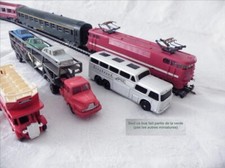 Autocar Americuiser bus Greyhound superbe no Majorette NOREV proche HO