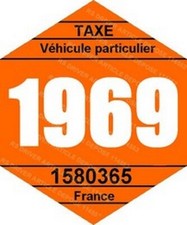 vignette fiscale 1969 pour