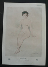 CURIOSA.. Dessin 1912 de