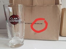 6 verres Clan Campbell 22 cl