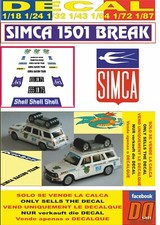 DECAL SIMCA 1501 BREAK SIMCA