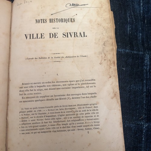 Livre histoire de civray - livre,