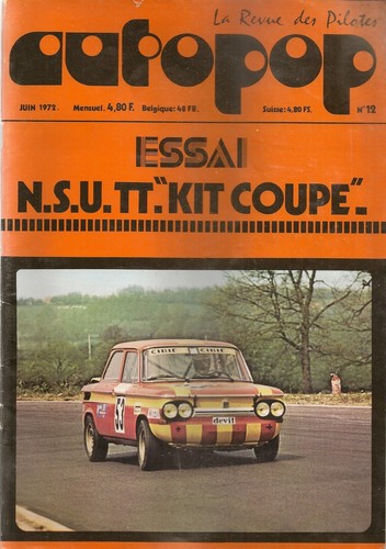 Autopop 1972 essai nsu - nsu, 1200