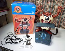LOONEY TUNES TAZ TALKING ANIMATED PHONE Taz téléphone Warner Bros WB Sheila 2001