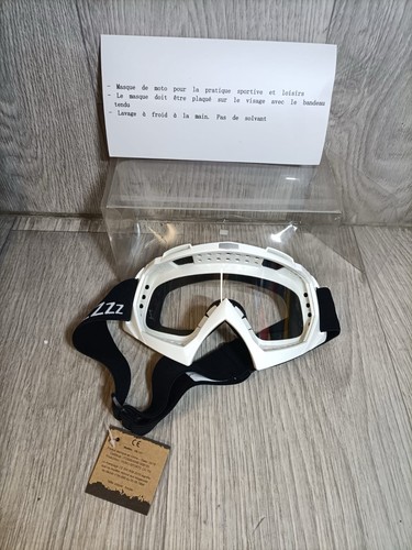Masque cross gazz blanc - cross, neuf