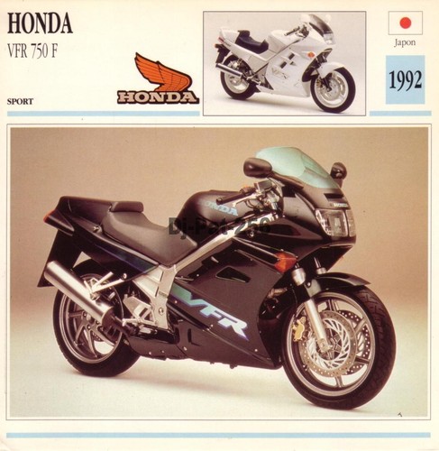 Fiche moto honda vfr 750f - moto, :