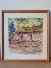 Aquarelle originale du peintre