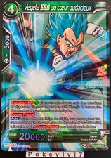 Carte Dragon Ball Super VEGETA SSB AU COEUR AUDACIEUX BT3-060 R DBZ FR NEUF