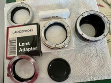 Lot adaptateurs monture Pentax