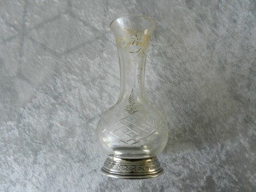 Ancien vase cristal taillé