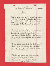 AT34-SONNET SIGNE-CHARLES THEOPHILE FERET-[A FERNAND FLEURET