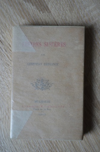Lettres sincères par - lettres,